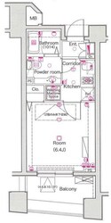 Ｌ－Ｆｌａｔ鶯谷の物件間取画像